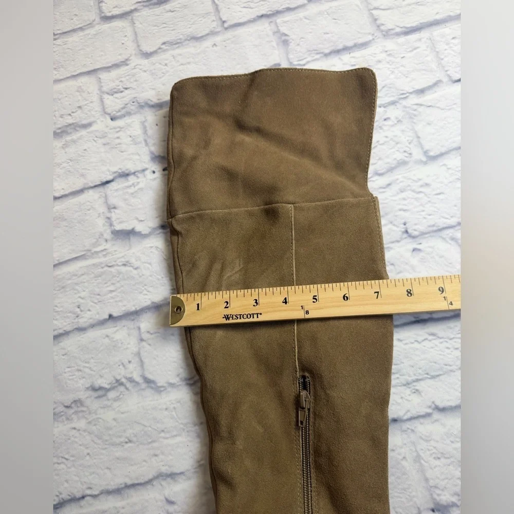 Sporto Felicia Tan Over the Knee Boots. Suede. Size 8.5
